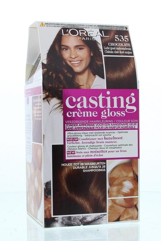Loreal GießCreme Glanz 535 Schokolade (1 Set)