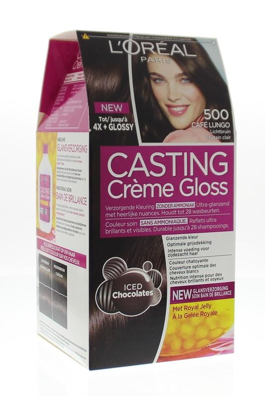 Loreal GießCreme glänzend 500 Cafe Lungo (1 Set)