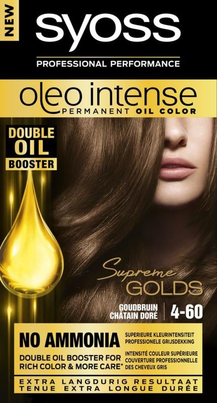 Syoss Syoss Color Oleo Intense 4-60 goldbraune Haarfarbe (1 Set)