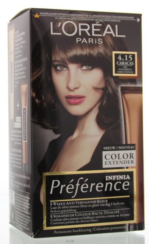 Loreal Preference 4.15 caracas dunkelkastanienbraun (1 Set)