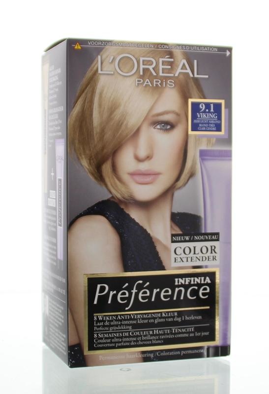 Loreal Preference 9.1 Viking sehr helles Aschblond (1 Set)