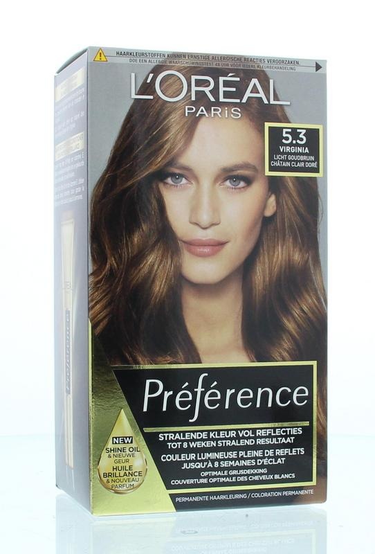 Loreal Preference 5.3 jungfräulich hell goldbraun (1 Set)