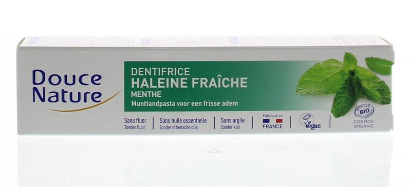 Douce Nature Zahnpasta Frischegefühl mit frischer Minze Bio (75 Ml)