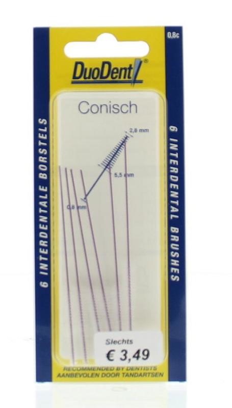 Duodent Interdentalbürste konisch 2.8 (6 Stück)