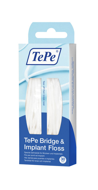 Tepe Tepe Brücken- und Implantatseide (30 Stück)