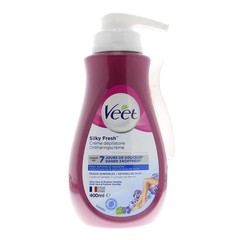 Veet Enthaarungscreme Pumpe für empfindliche Haut (400 ml)