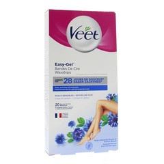 Veet Kaltwachsstreifen Empfindliche Haut (20 Stück)