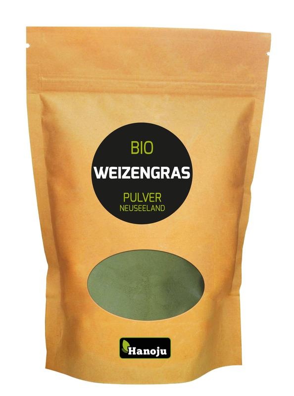 Hanoju Hanoju Weizengraspulver Papiertüte Neuseeland Bio (250 gr)