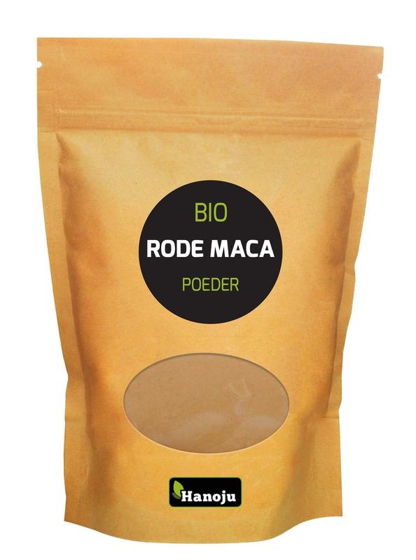 Hanoju Maca rot Bio-Premium-Pulver Bio (250 gr)