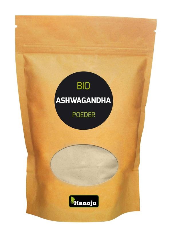Hanoju Ashwagandha Bio-Pulver (500 gr)