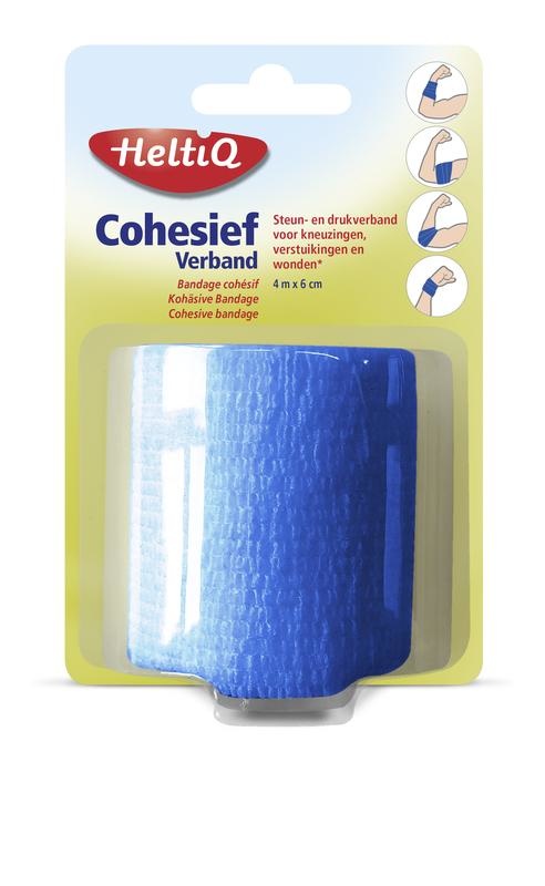 Heltiq Kohäsive Bandage 4 mx 6 cm (1 Stück)