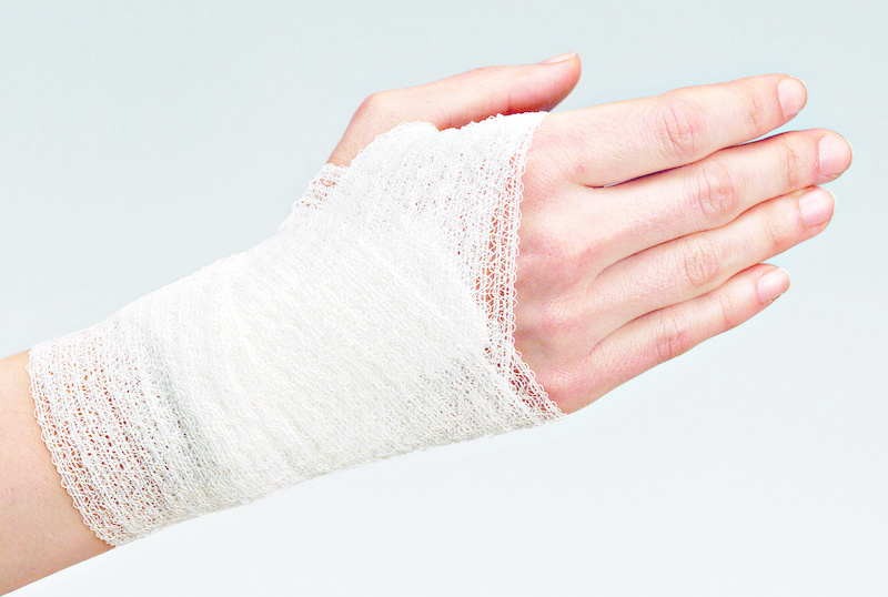 Mollelast Elastische hydrophile Bandage 4 mx 8 cm (1 Stück)