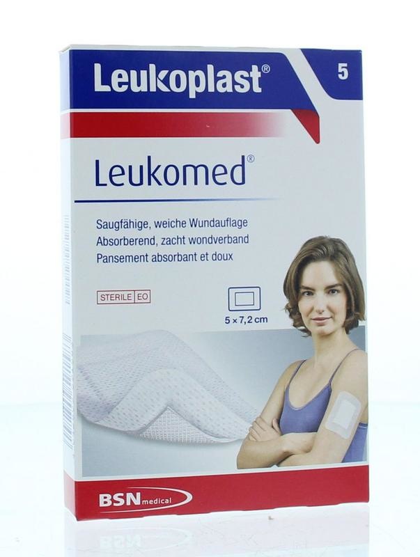 Leukoplast Leukomed 7,2 x 5 cm (5 Stück)
