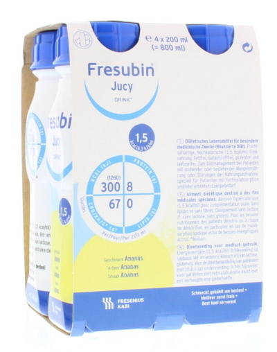 Fresubin Fresubin Saftige Ananas 200 Ml (4 Stück)
