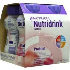 Nutridrink Protein Erdbeere 200 ml (4 Stück)