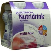 Nutridrink Nutridrink Multifaser Erdbeere 200 ml (4 Stück)