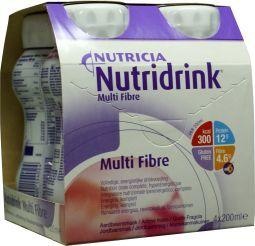 Nutridrink Multifaser Erdbeere 200 Ml (4 Stück)