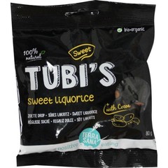 Terrasana Tubi&#39;s Cocoa süßes Lakritz eko bio (80 gr)