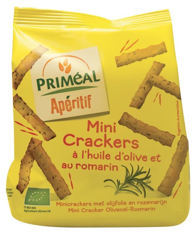 Primeal Aperitif Mini Cracker Olive Rosmarin Bio (100 gr)