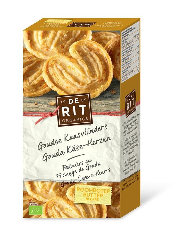 De Rit Gouda-Käse-Schmetterlinge Bio (100 gr)