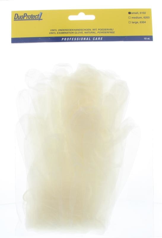 Duoprotect Handschuh Vinyl puderfrei klein (10 Stück)