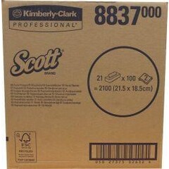 Kimberly Clark Tücher 21 x 100 Stück (2100 Stück)