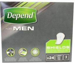 Depend Schilde für Männer (24 Stück)