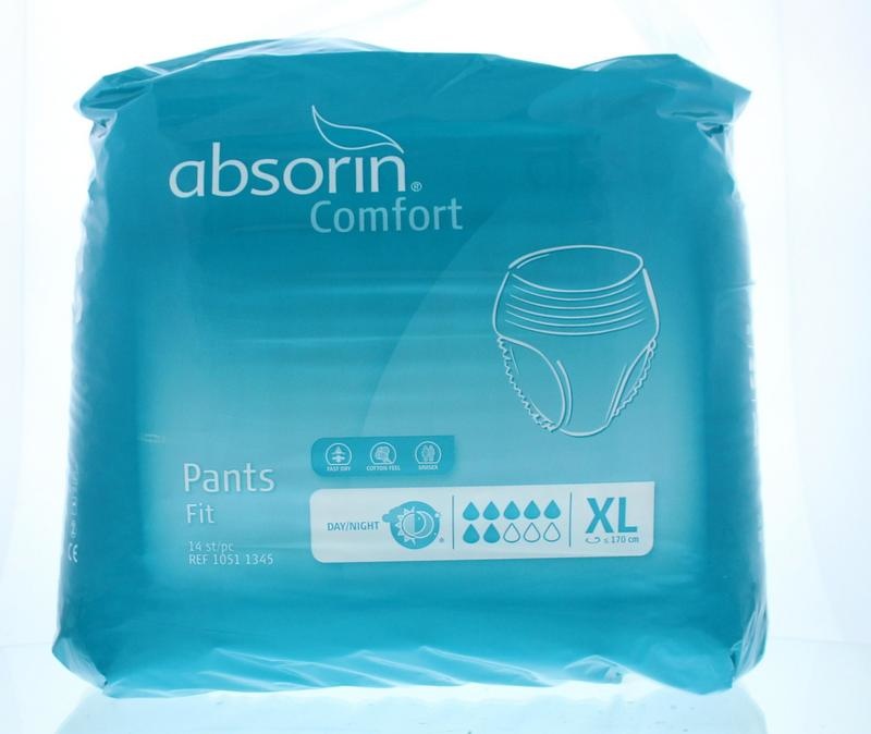 Absorin Komforthosen passen XL bis 170 cm (14 Stück)
