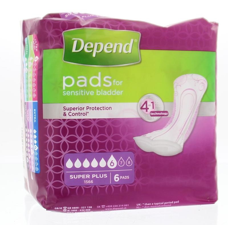 Depend Bandage super+ (6 Stück)