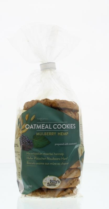 Billy's Farm Haferplätzchen mit Maulbeere und Hanf Bio (200 gr)