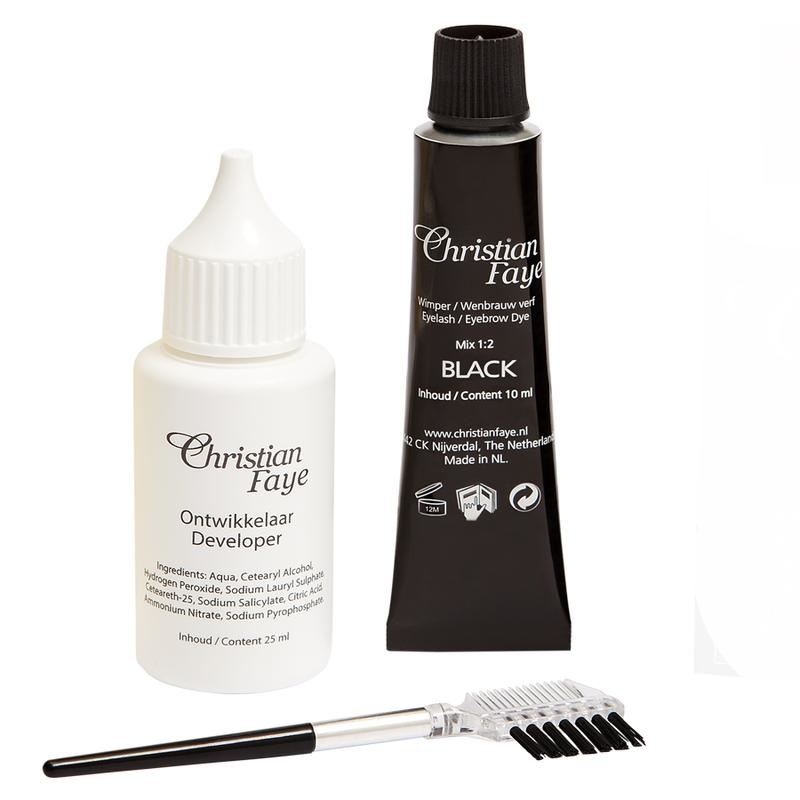 Christian Faye Augenbrauen-/Wimpernfarbe schwarz (1 Stück)