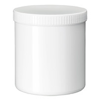 Blockland Blockland Salbendose weiß PP Plastobel mit Deckel 1000 Ml (18 Stück)