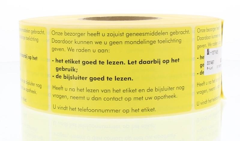 Spruyt Hillen Spruyt Hillen Lieferaufkleber / Beipackzettel (1000 Stück)