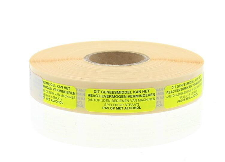 Spruyt Hillen Spruyt Hillen Aufkleber Arzneimittelreaktion (1000 Stück)