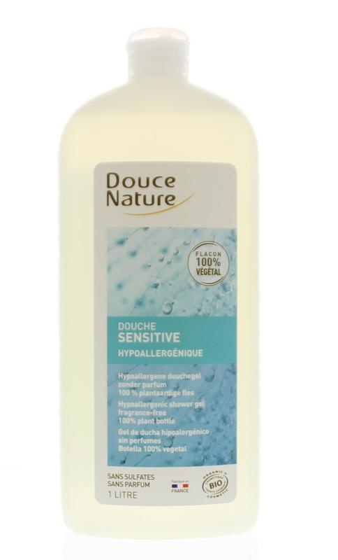 Douce Nature Douce Nature Duschgel Hochverträgliche Rose aus Marokko Bio (1 Liter)