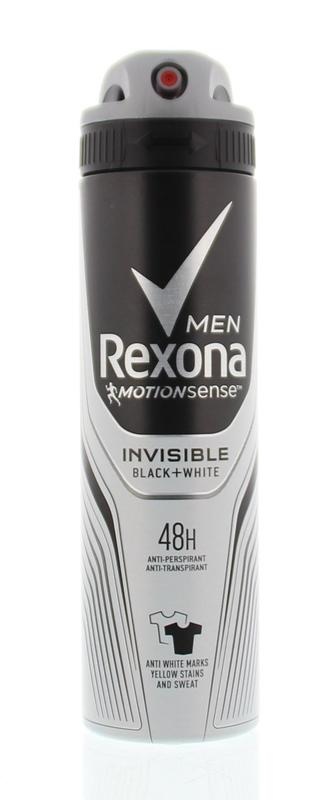 Rexona Rexona Deo Spray Men Invisible Black & White (150 ml)