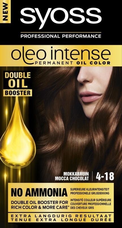 Syoss Syoss Color Oleo Intense 4-18 Mokkabraune Haarfarbe (1 Set)