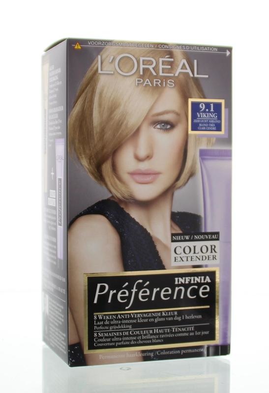 Loreal Loreal Preference 9.1 Viking sehr helles Aschblond (1 Set)