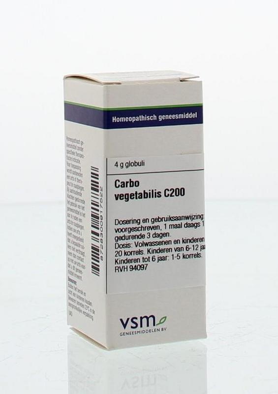 VSM VSM Carbo vegetabilis C200 (4 g)