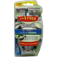 Wilkinson Wilkinson Quattro Titanium sensitive Einweg (4 Stück)