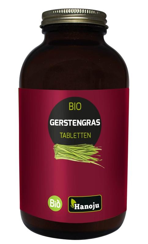 Hanoju Hanoju Gerstengras 500 mg Bio (600 Tab)