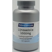 Nova Vitae Nova Vitae Leinsamenöl 1000 mg pur (Leinsamenöl) (120 Caps)