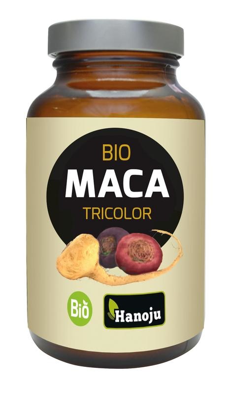 Hanoju Hanoju Maca Pulver Tricolor 500 mg Bio (300 Tab)