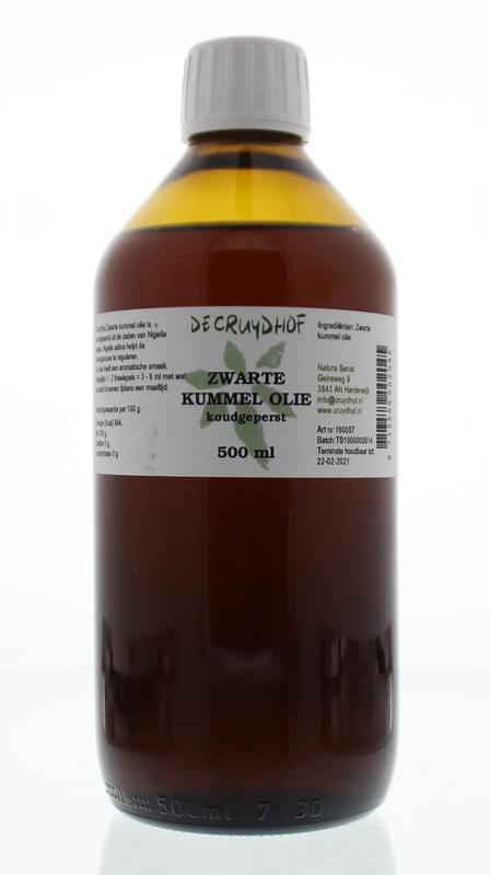 Cruydhof Cruydhof Schwarzkümmelöl kaltgepresst (500 ml)