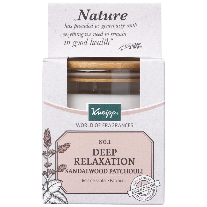 Kneipp Duftkerze Deep Relaxation Sandelholz Patschuli