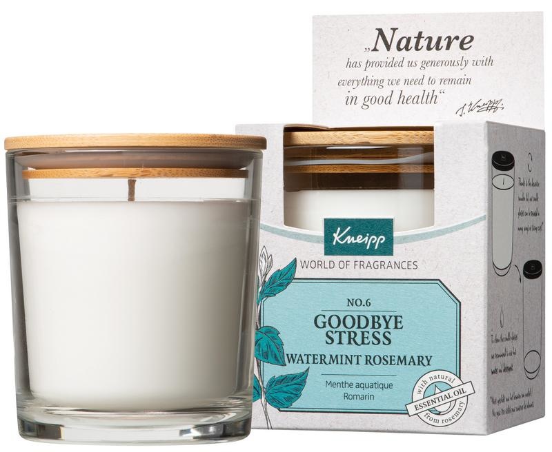 Kneipp Duftkerze Goodbye Stress Watermint Rosemary