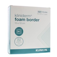 Kliniderm Kliniderm Schaumsilikonumrandung 10 x 10 cm (10 Stück)