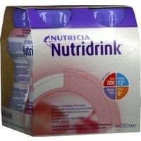 Nutridrink Nutridrink Erdbeere 200 Gramm (4 Stück)