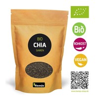 Hanoju Hanoju Chia Samen Papiertüte Bio (1 Kilogramm)