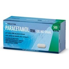Teva Paracetamol 500 mg oval (50 Tabletten)